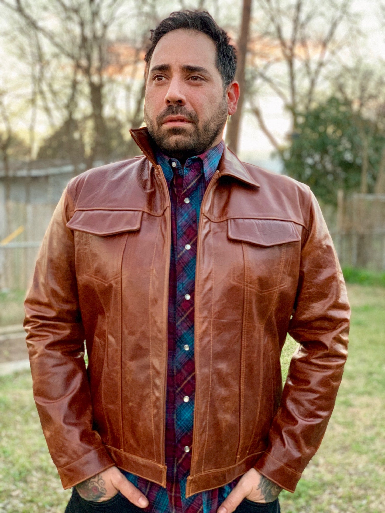Leather Jackets are ready to go or come design your own!
