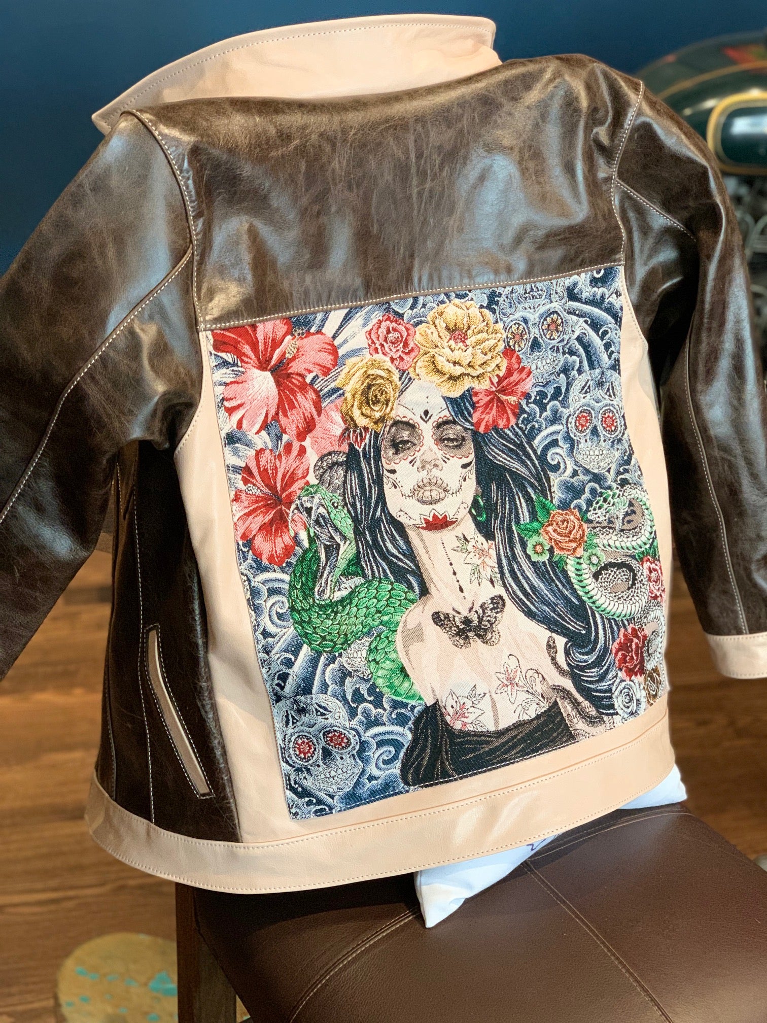 New Leather jackets Javier just finished