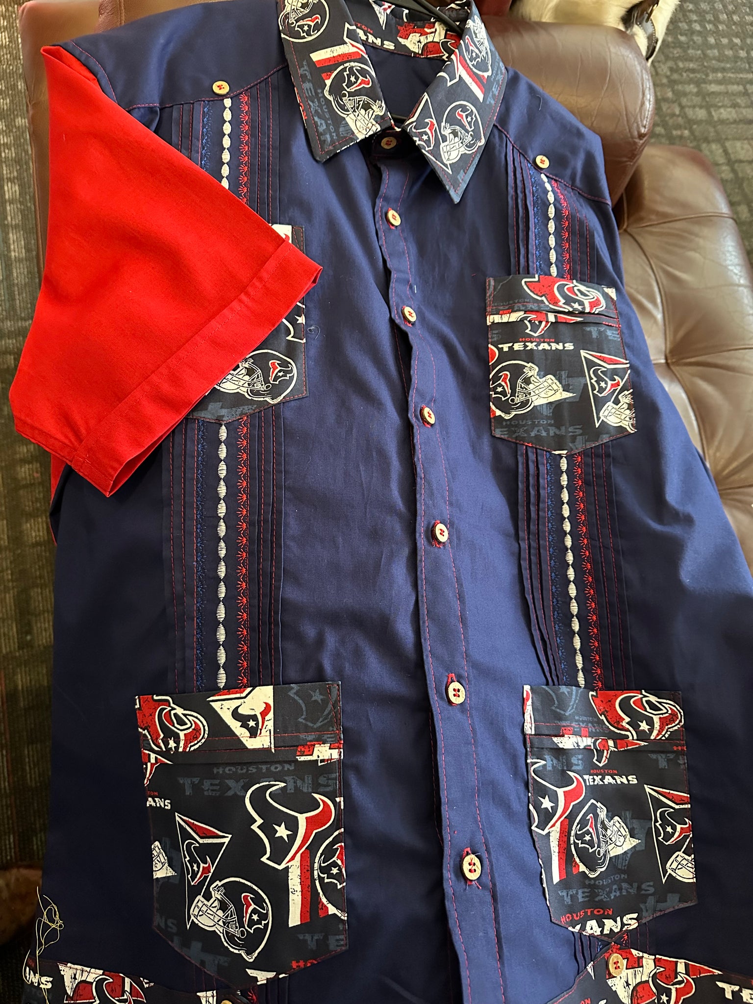 Houston Texans guayabera