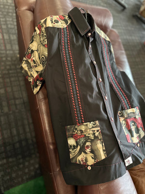 La Catrina and friends guayabera