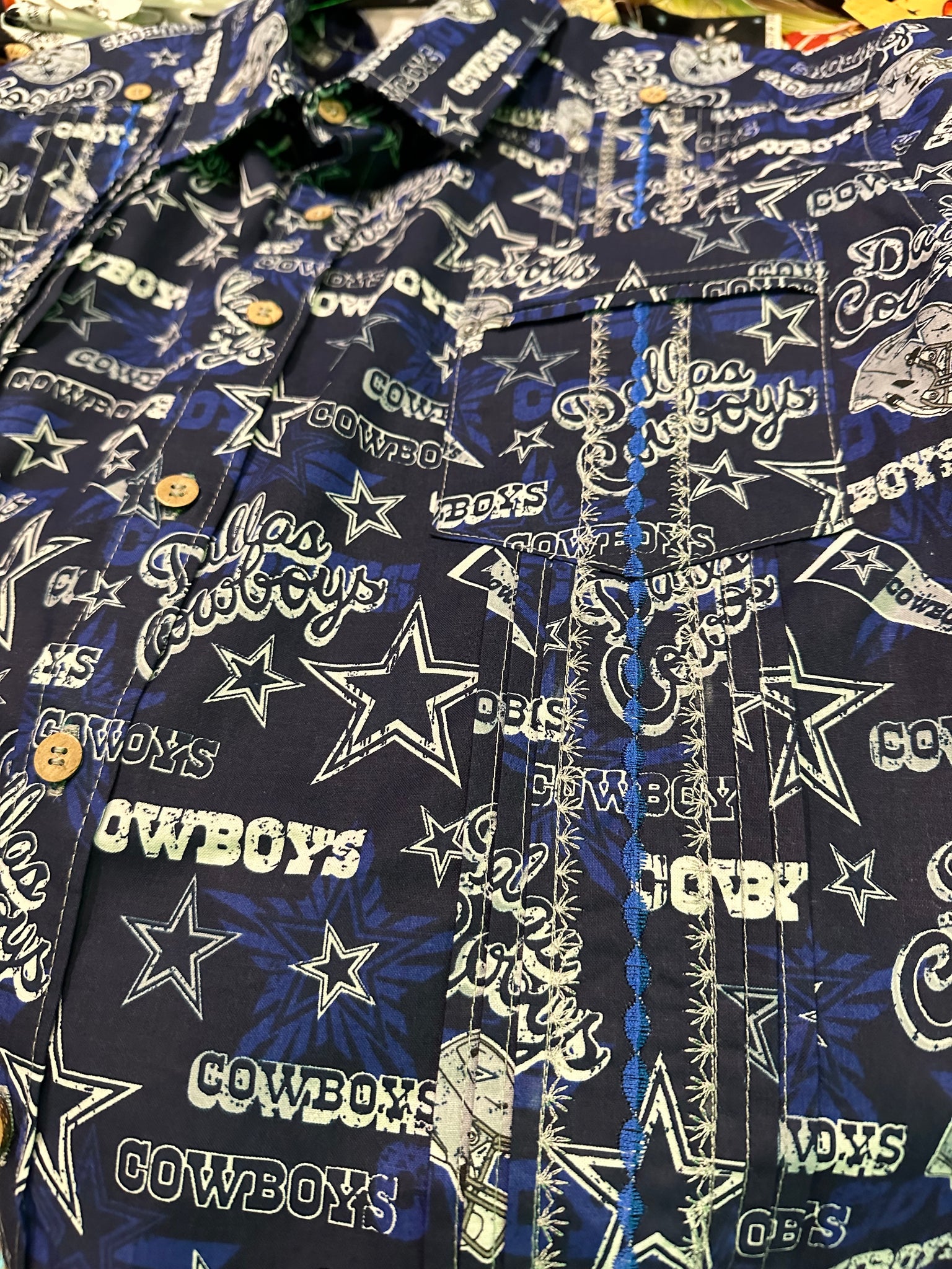 Dallas cowboys retro guayabera