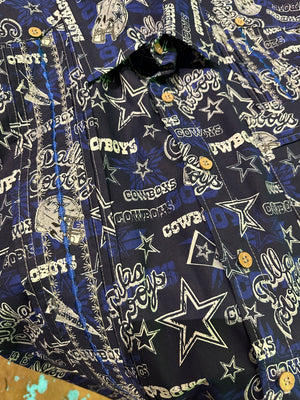 Dallas cowboys retro guayabera