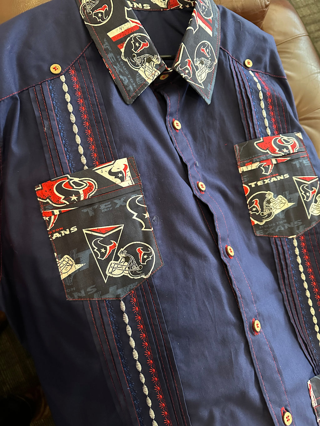 Houston Texans guayabera