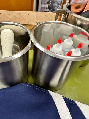 Oyster shucking apron kit