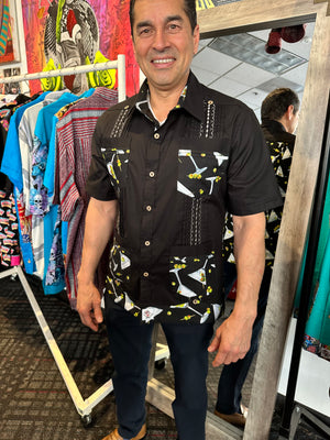 Martini time guayabera