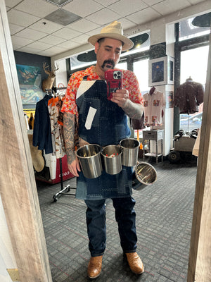 Oyster shucking apron kit