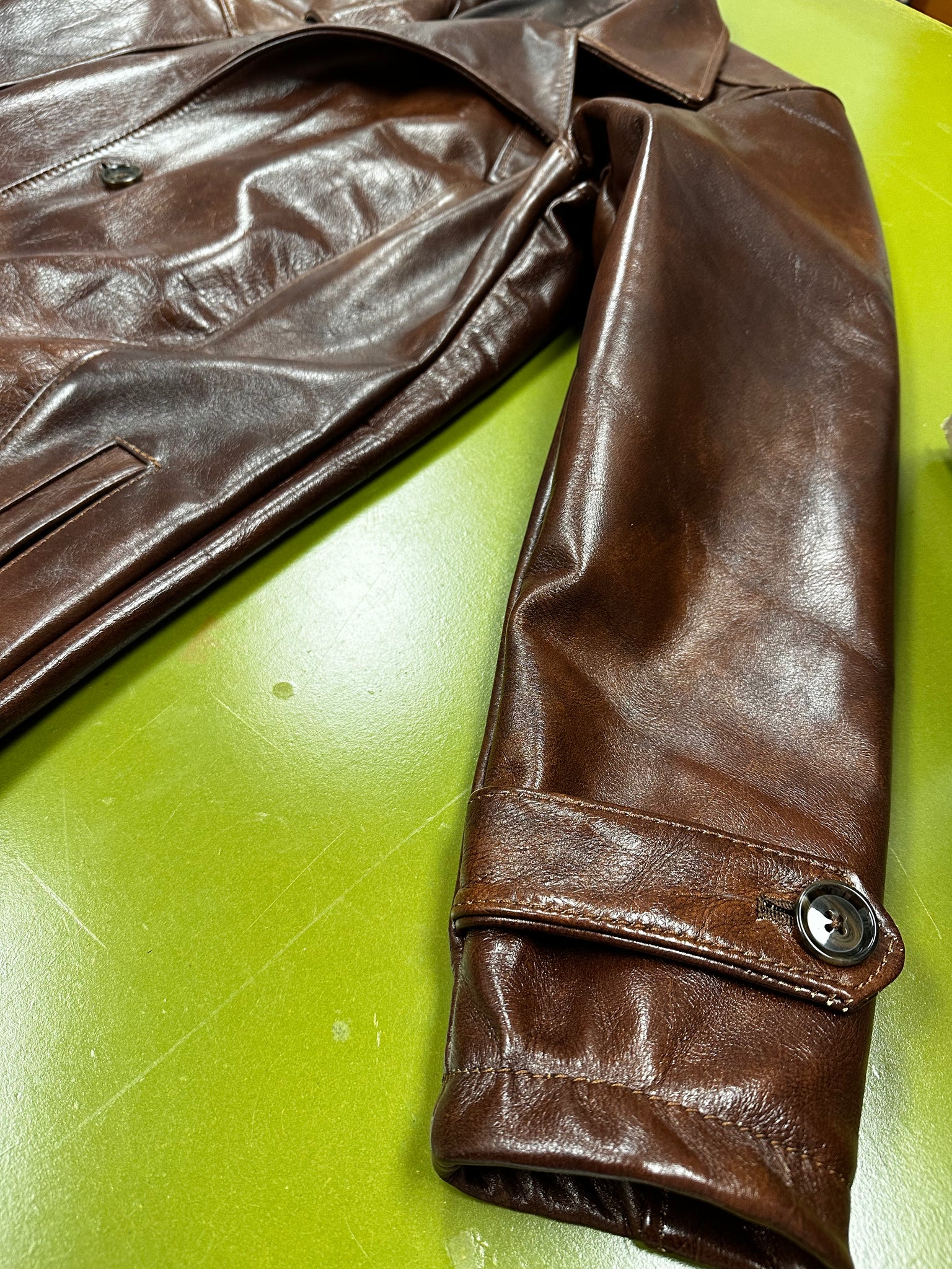 The hit man leather jacket