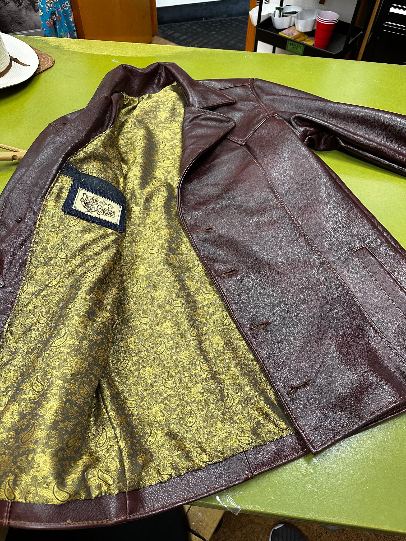 The hit man leather jacket