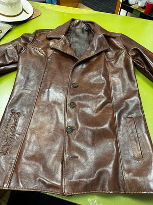 The hit man leather jacket