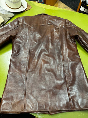 The hit man leather jacket