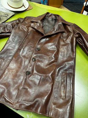 The hit man leather jacket