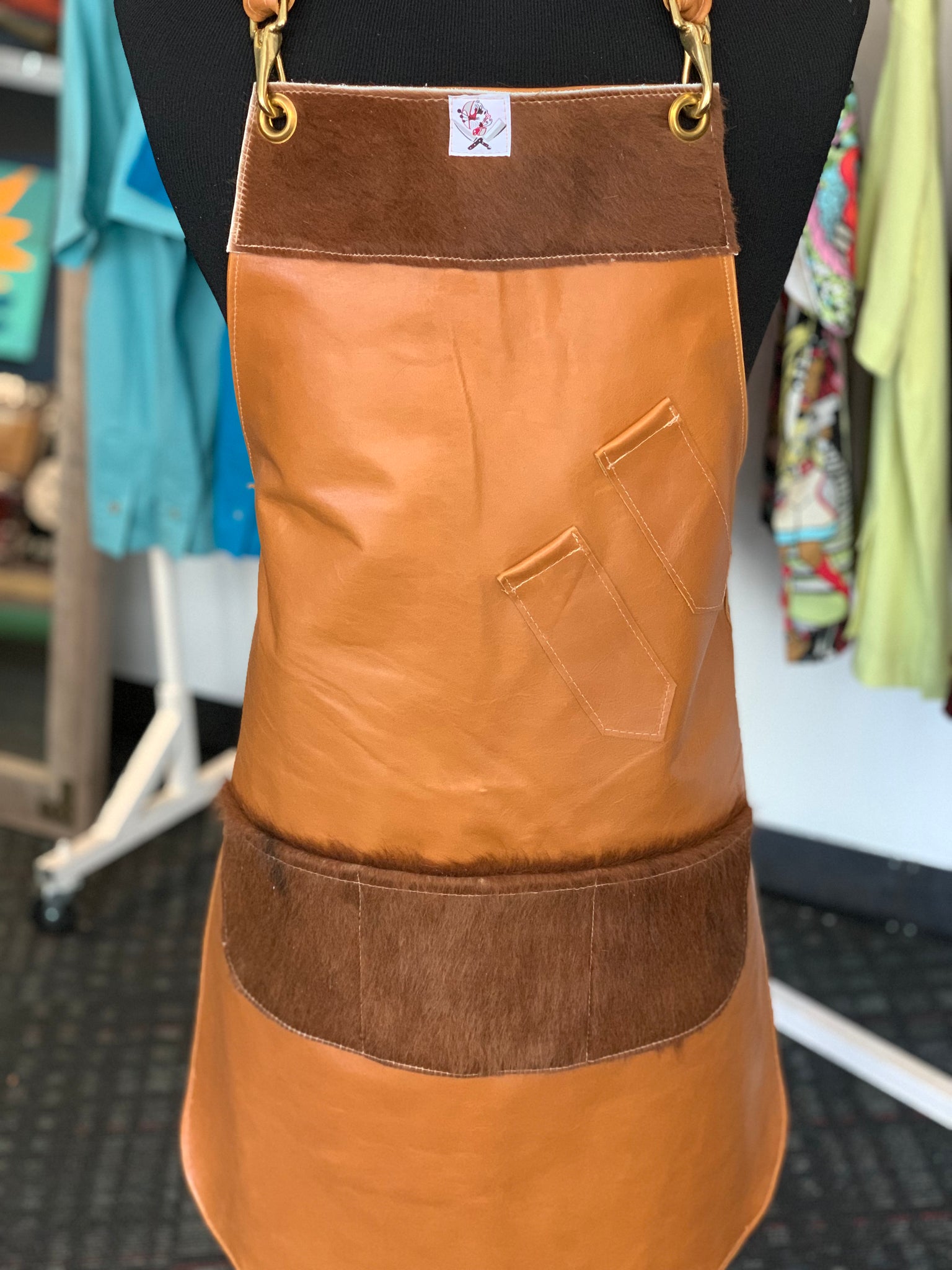 The Texan leather apron