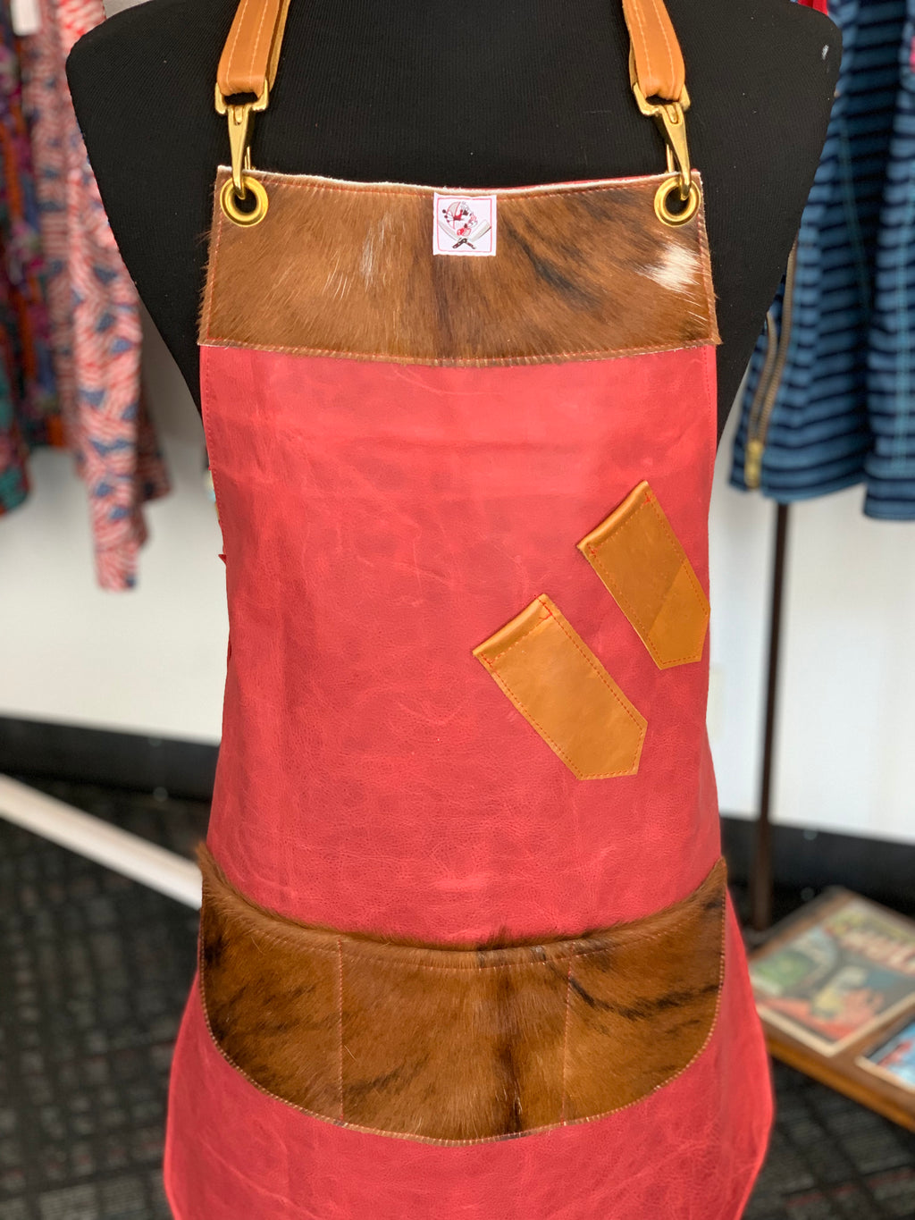 The Texan leather apron