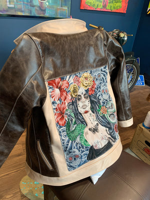 The snake charmer leather jacket