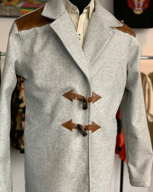 3/4 coat Wool & Leather