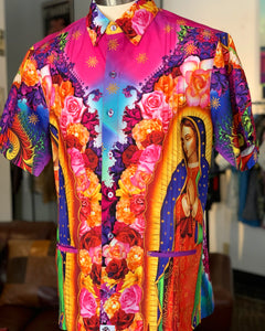 Psychedelic Visions of prayer Guayabera
