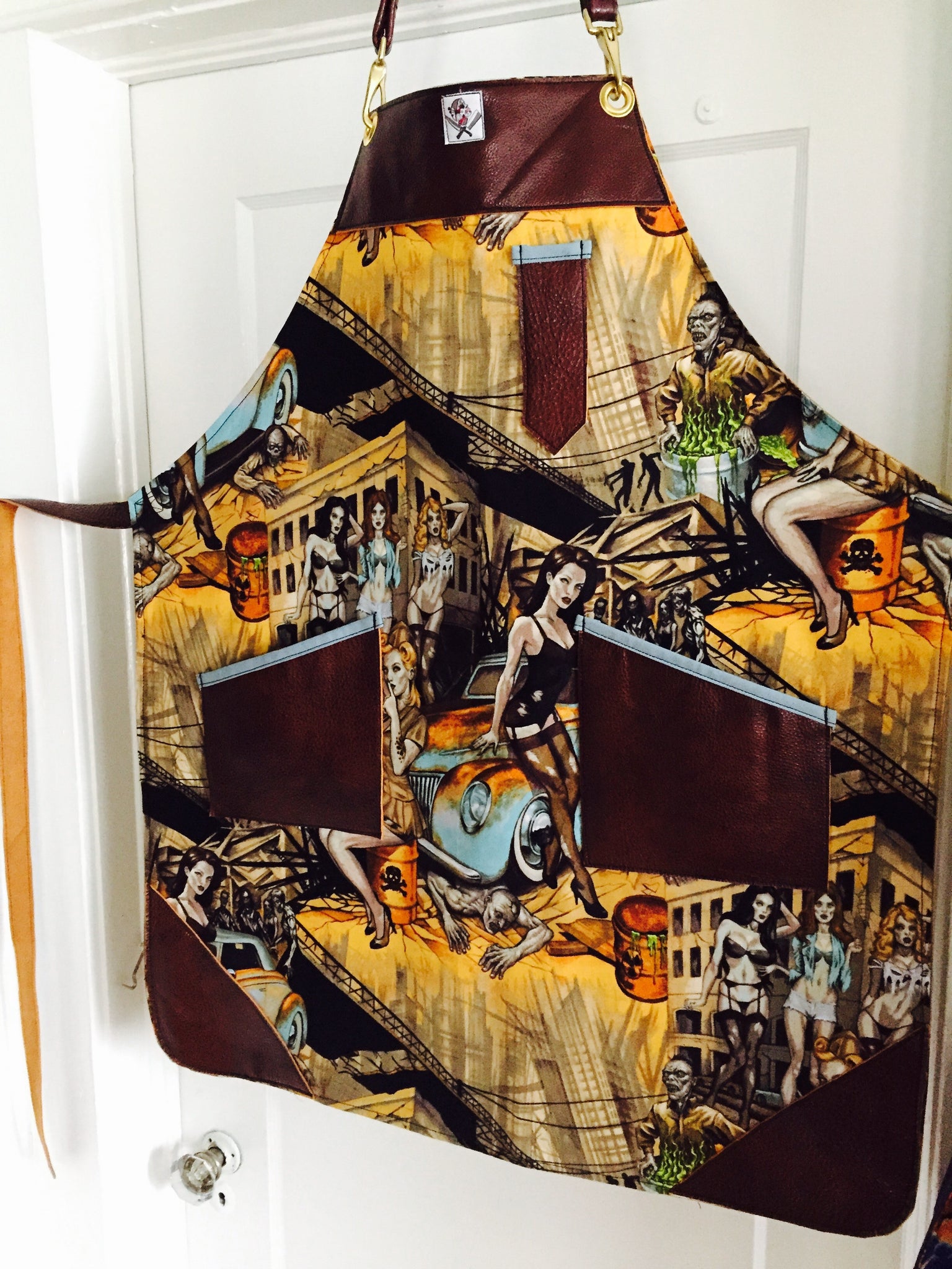 Zombie apron with Bright colors