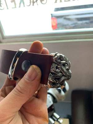 Leather Octopussy Belt