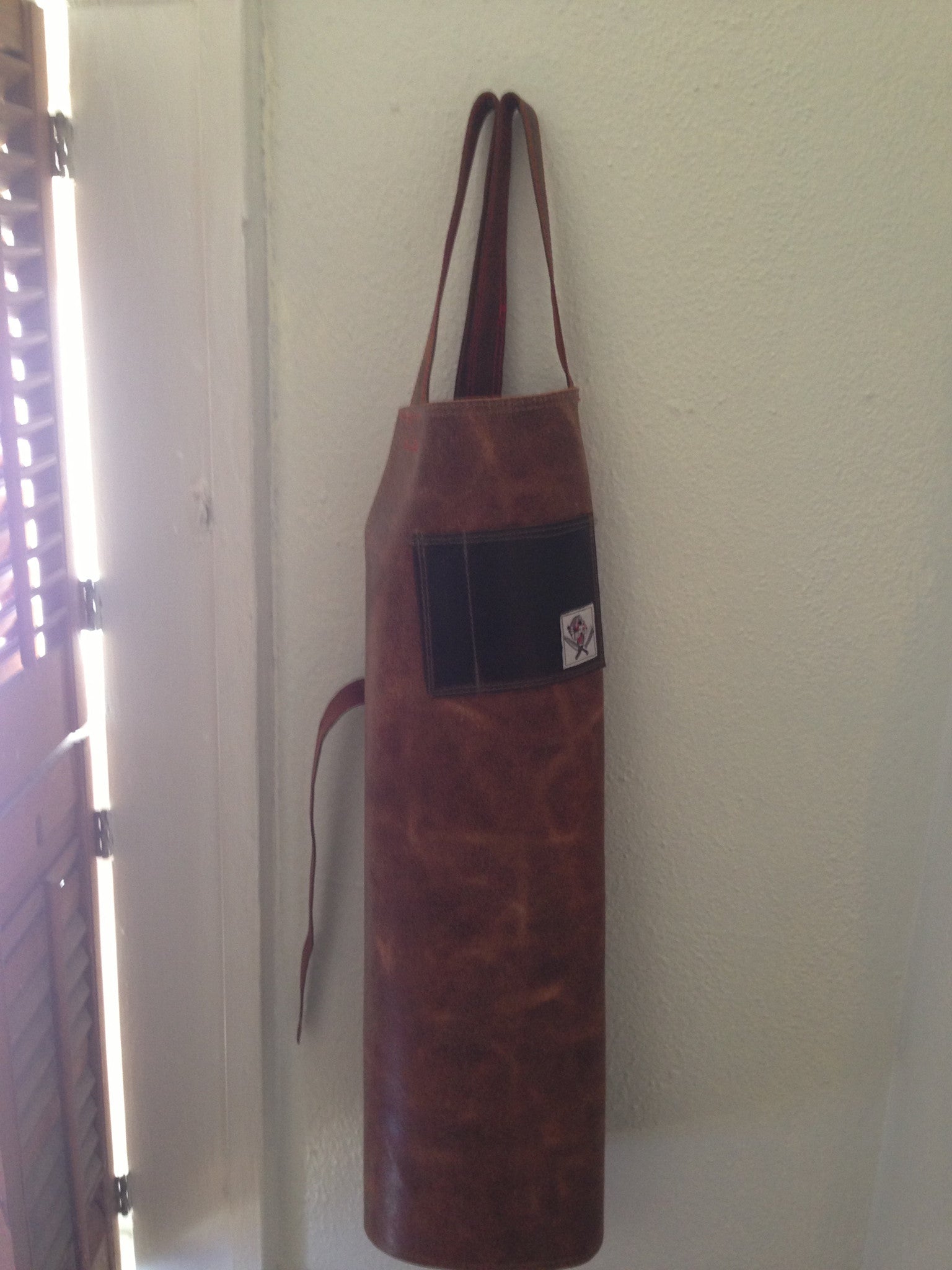children's Leather  aprons (brown)