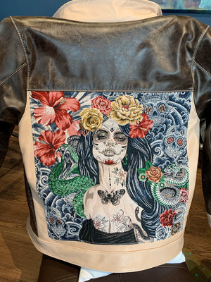 The snake charmer leather jacket
