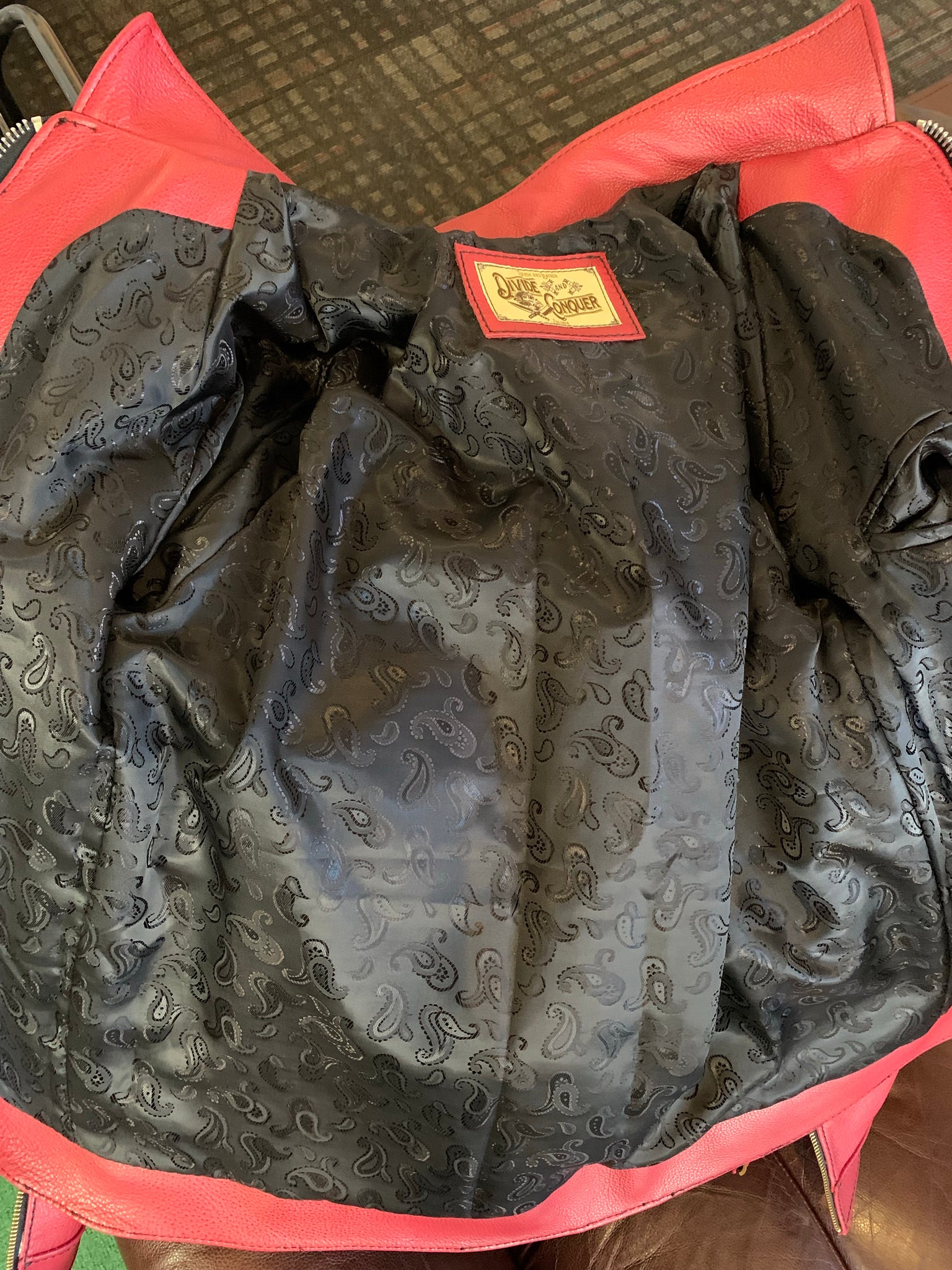 “Omertà” leather jacket
