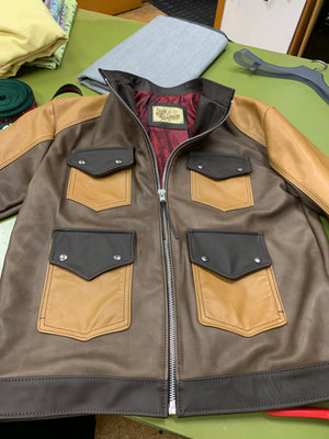 The explorer leather jacket