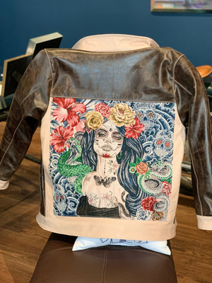 The snake charmer leather jacket