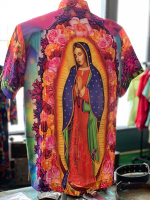 Psychedelic Visions of prayer Guayabera
