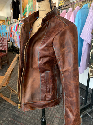 Women’s easy rider leather jacket