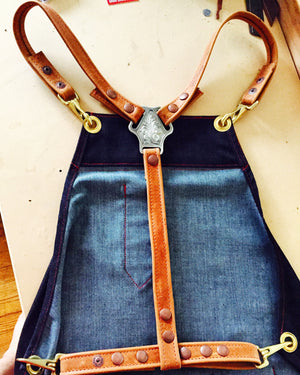 Leather Crossback strap
