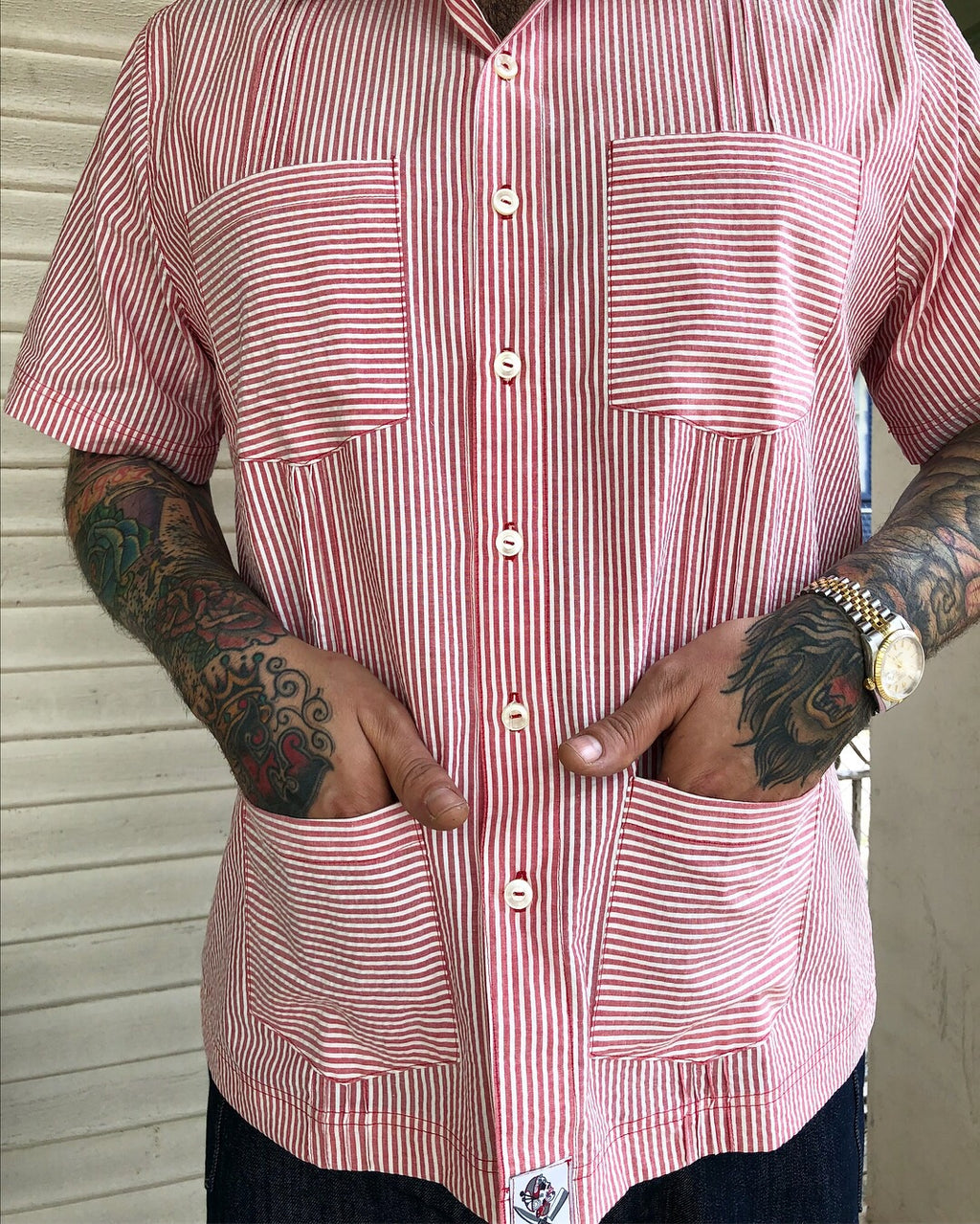 Guayabera “Don Beto at the country club”