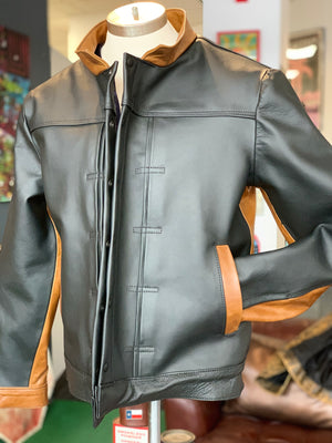 Japanese style leather jacket