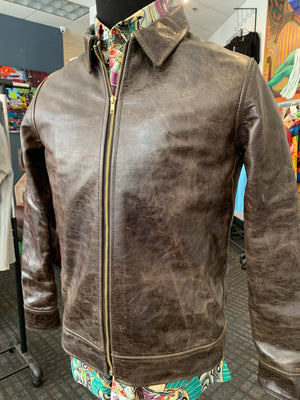“The getaway driver” leather jacket