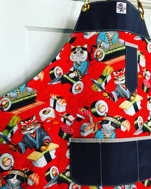 Sushi Ninjas Apron