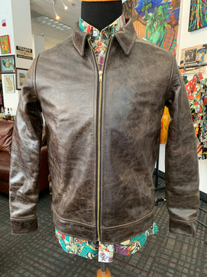 “The getaway driver” leather jacket