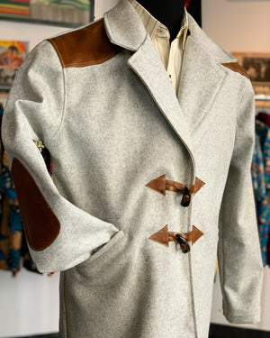 3/4 coat Wool & Leather