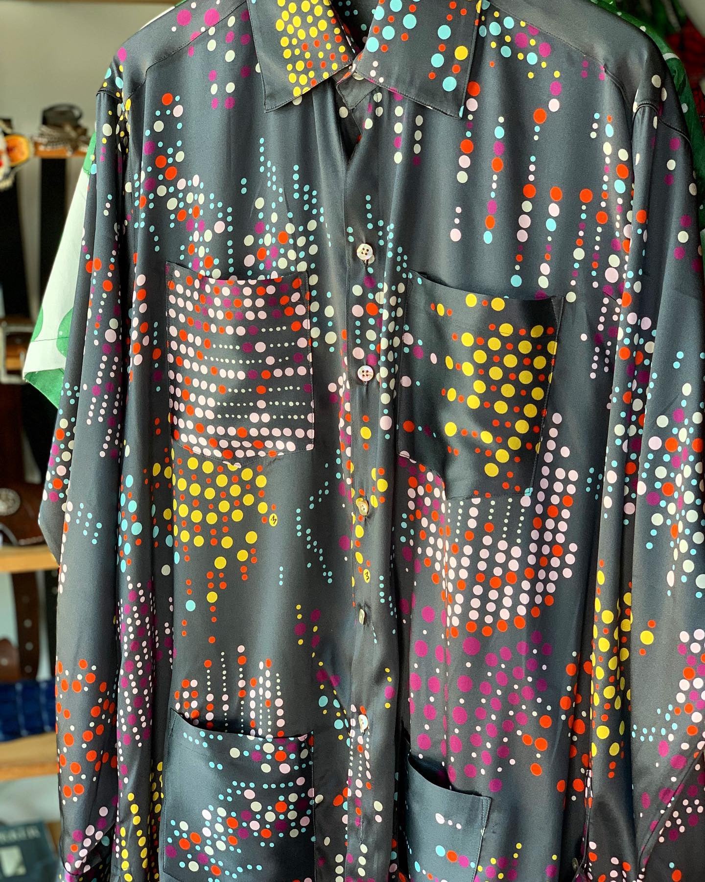“Dona Bella” Italian silk shirt