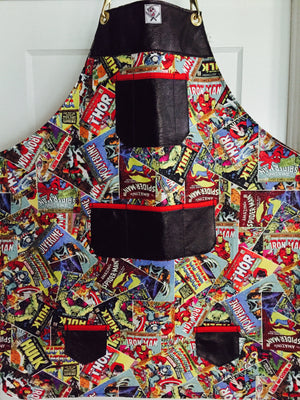 Spider-Man vintage comic book apron