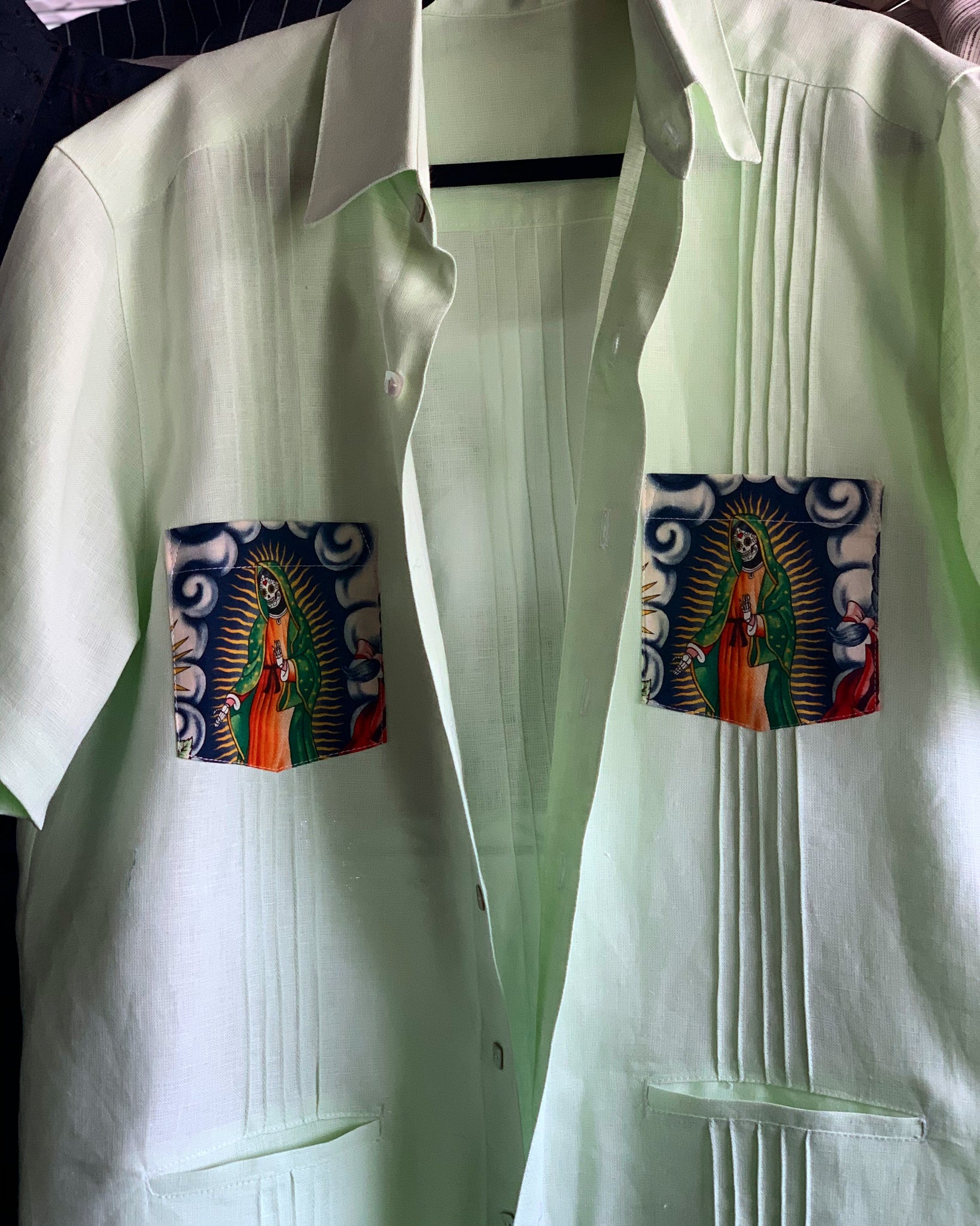 Dads linen Guayabera