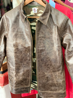 “The getaway driver” leather jacket