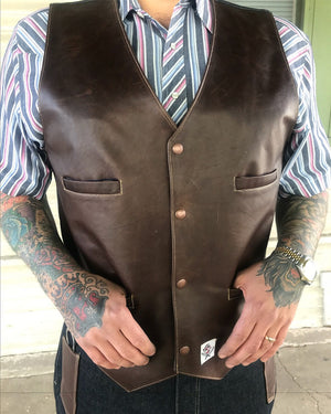 Leather vest “Texas Handler”