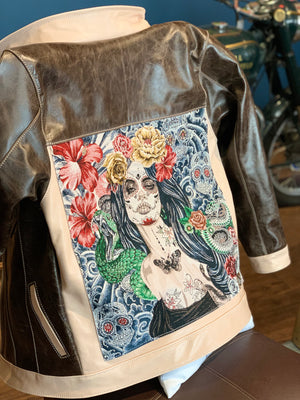 The snake charmer leather jacket