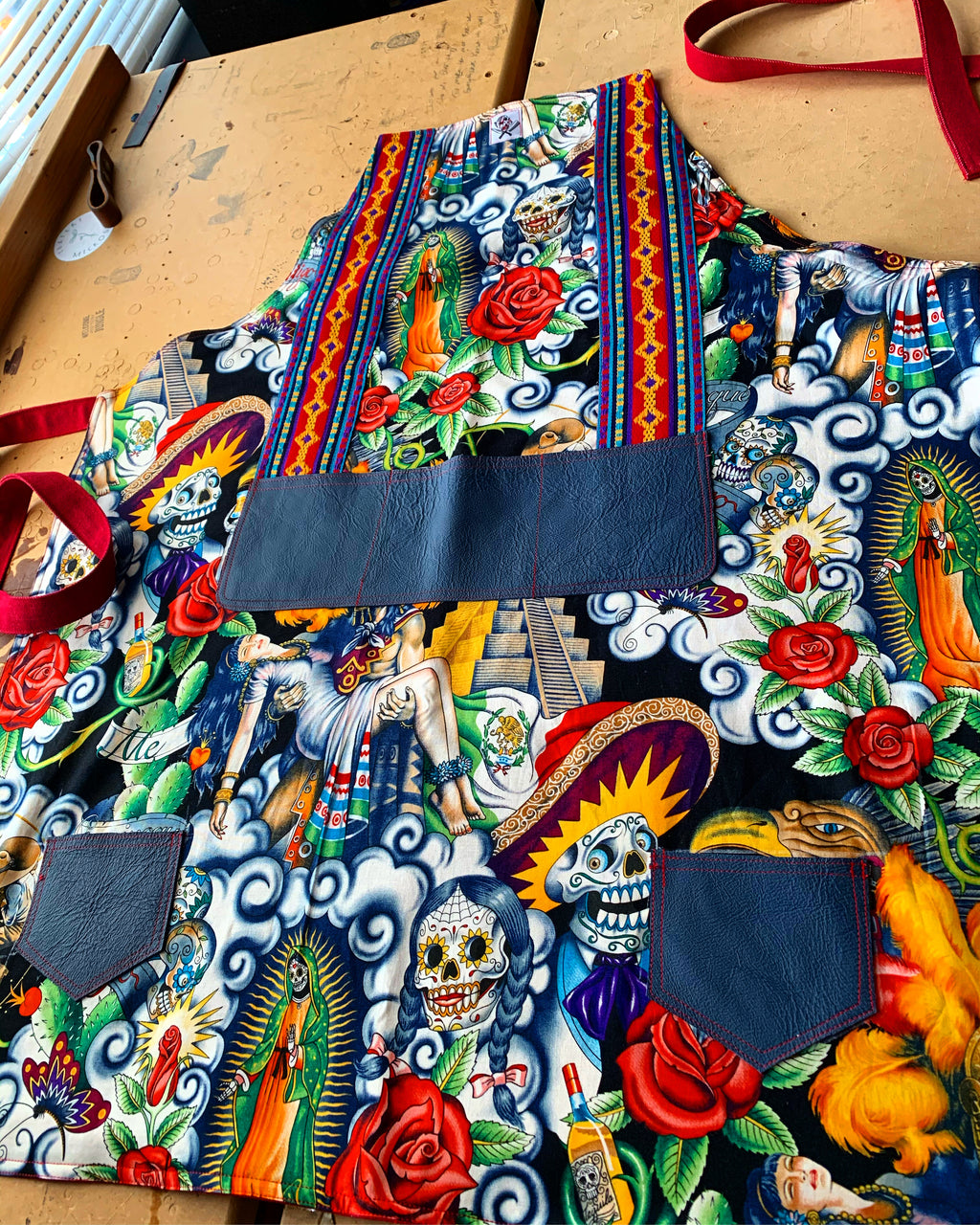 Guayabera apron