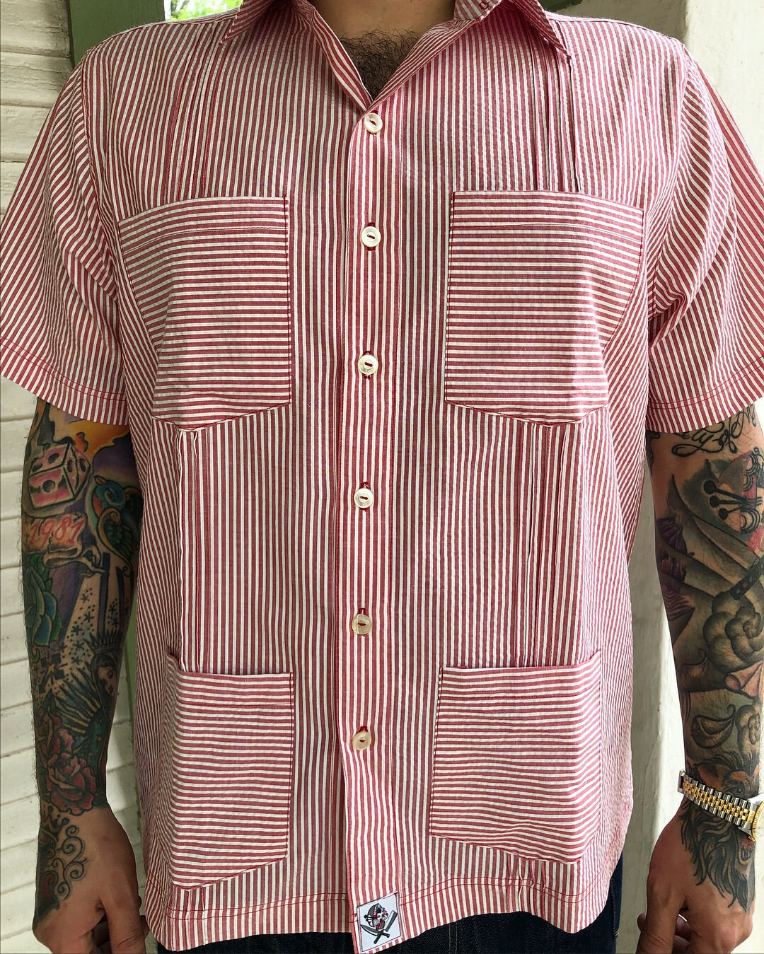 Guayabera “Don Beto at the country club”