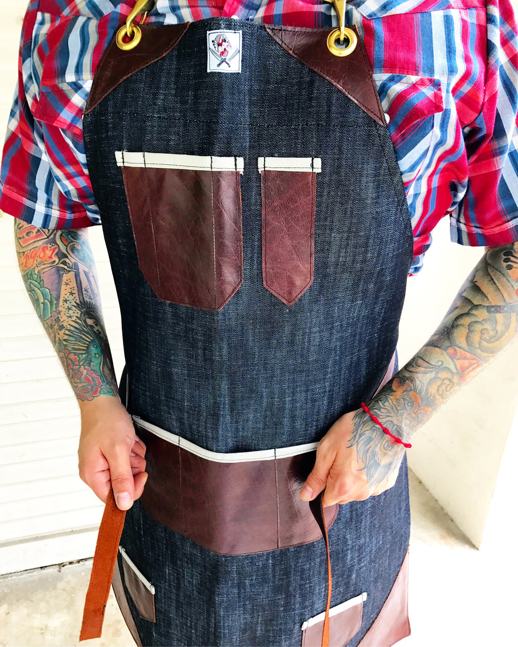 Denim & love apron