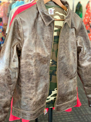 “The getaway driver” leather jacket