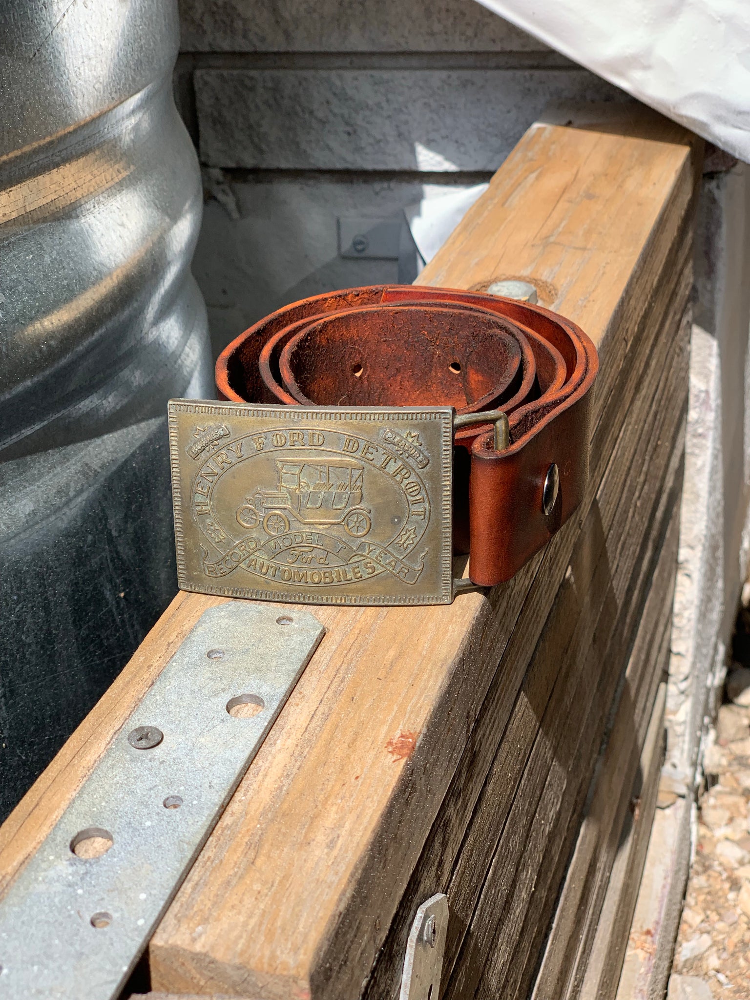 Henry Ford brass belt