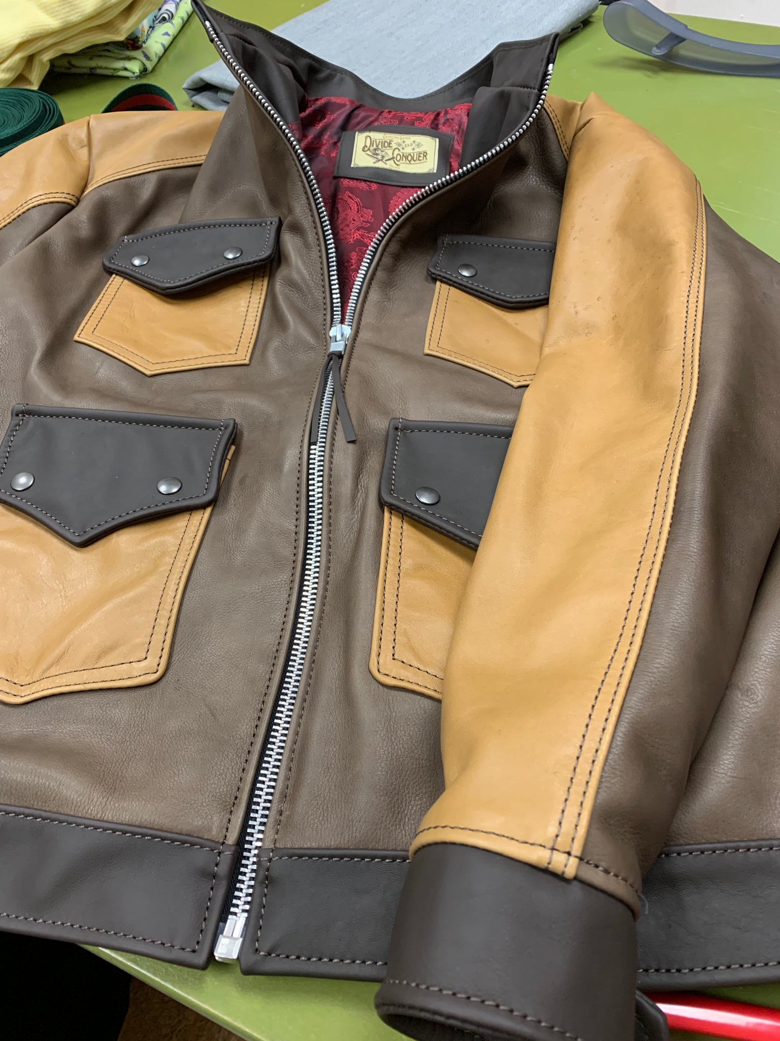 The explorer leather jacket