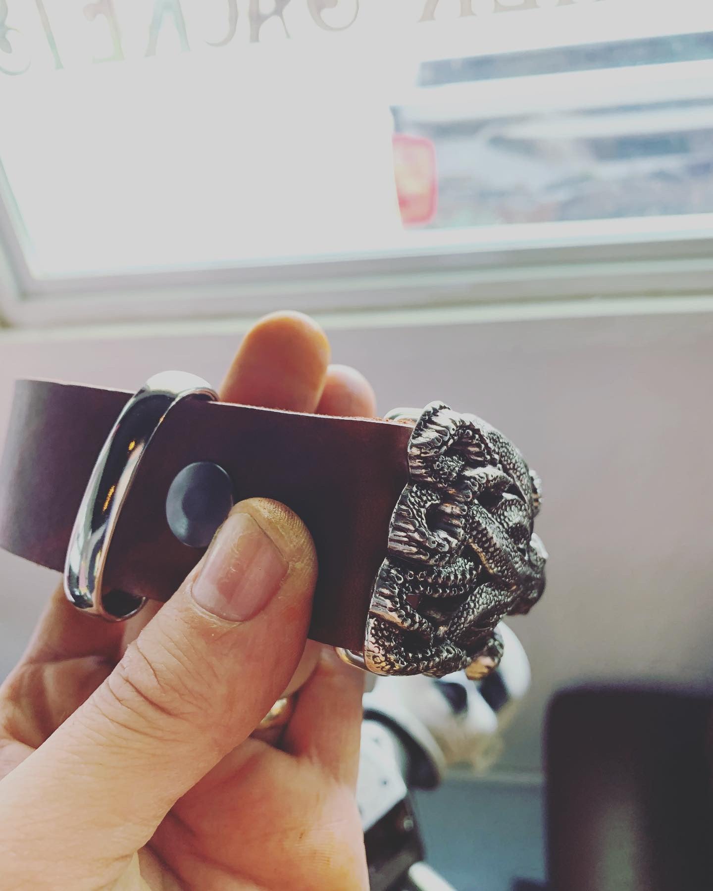 Leather Octopussy Belt