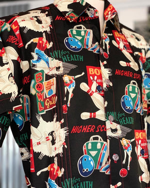 Tonight... we bowl vintage guayabera
